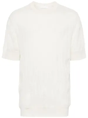 Crinkled Wool T-Shirt