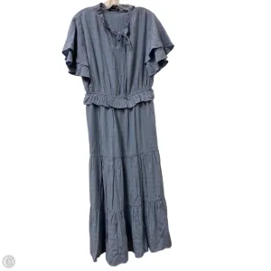 Dress Casual Maxi By Clothes Mentor In Blue. Size: L