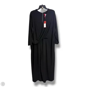 Dress Casual Midi By Clothes Mentor In Black. Size: 3x