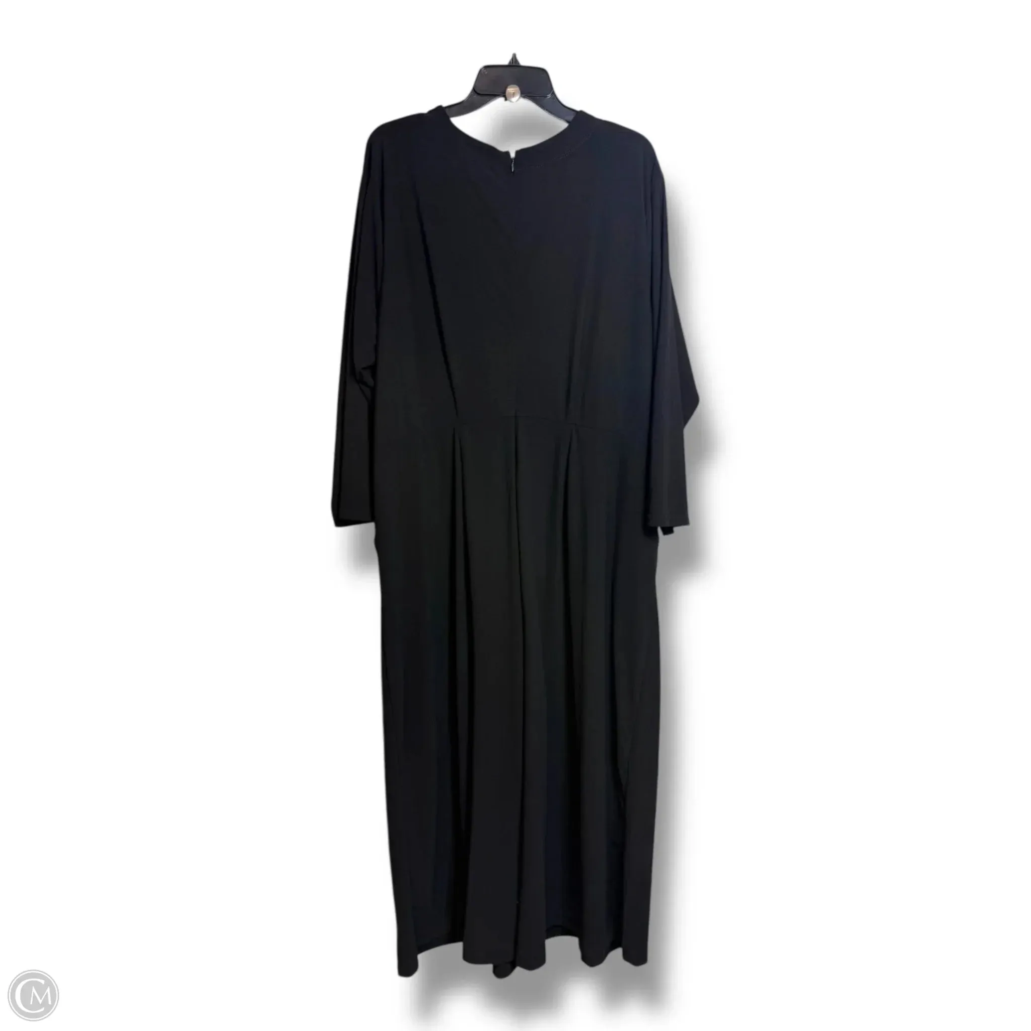 Dress Casual Midi By Clothes Mentor In Black. Size: 3x