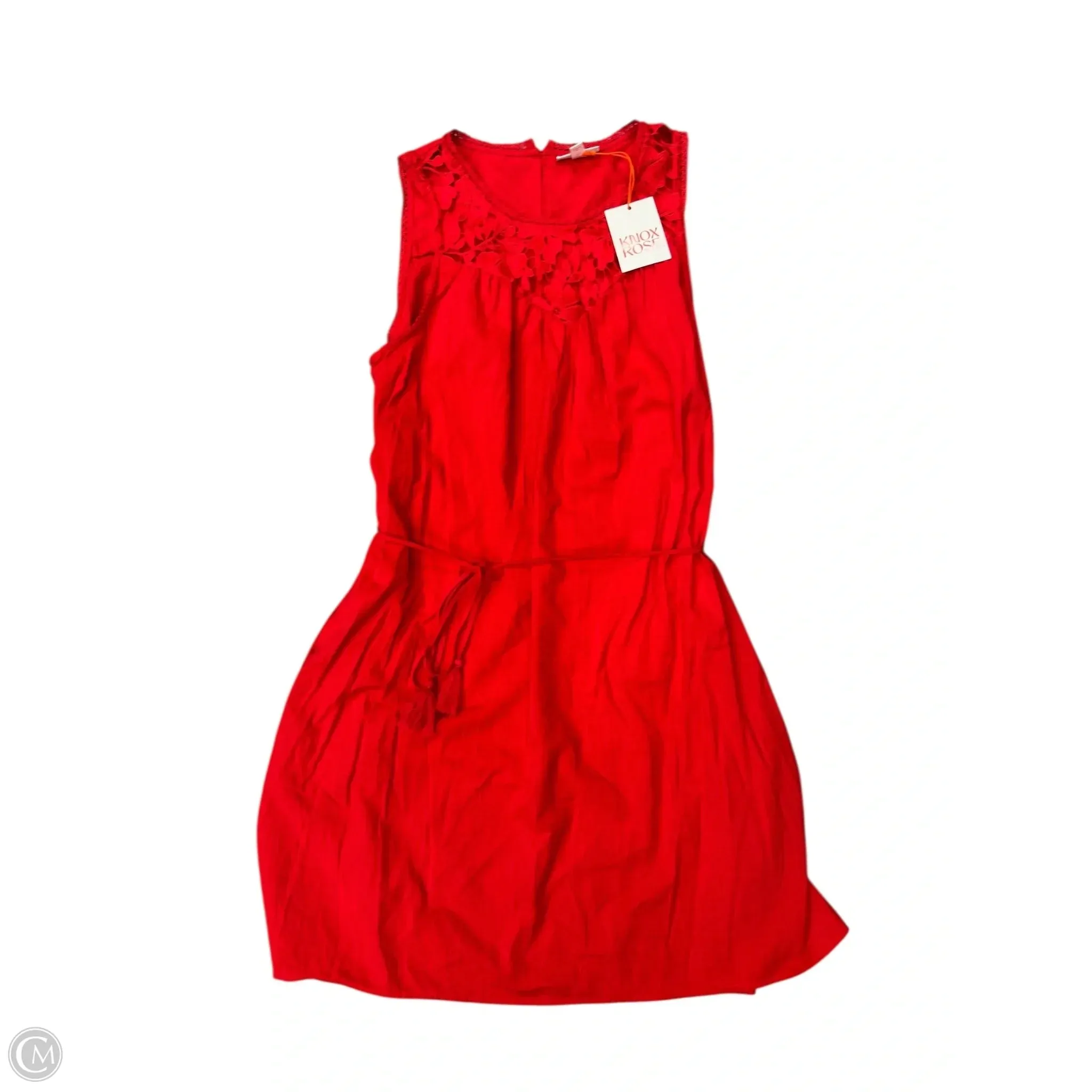 Dress Casual Midi By Knox Rose In Red. Size: 10