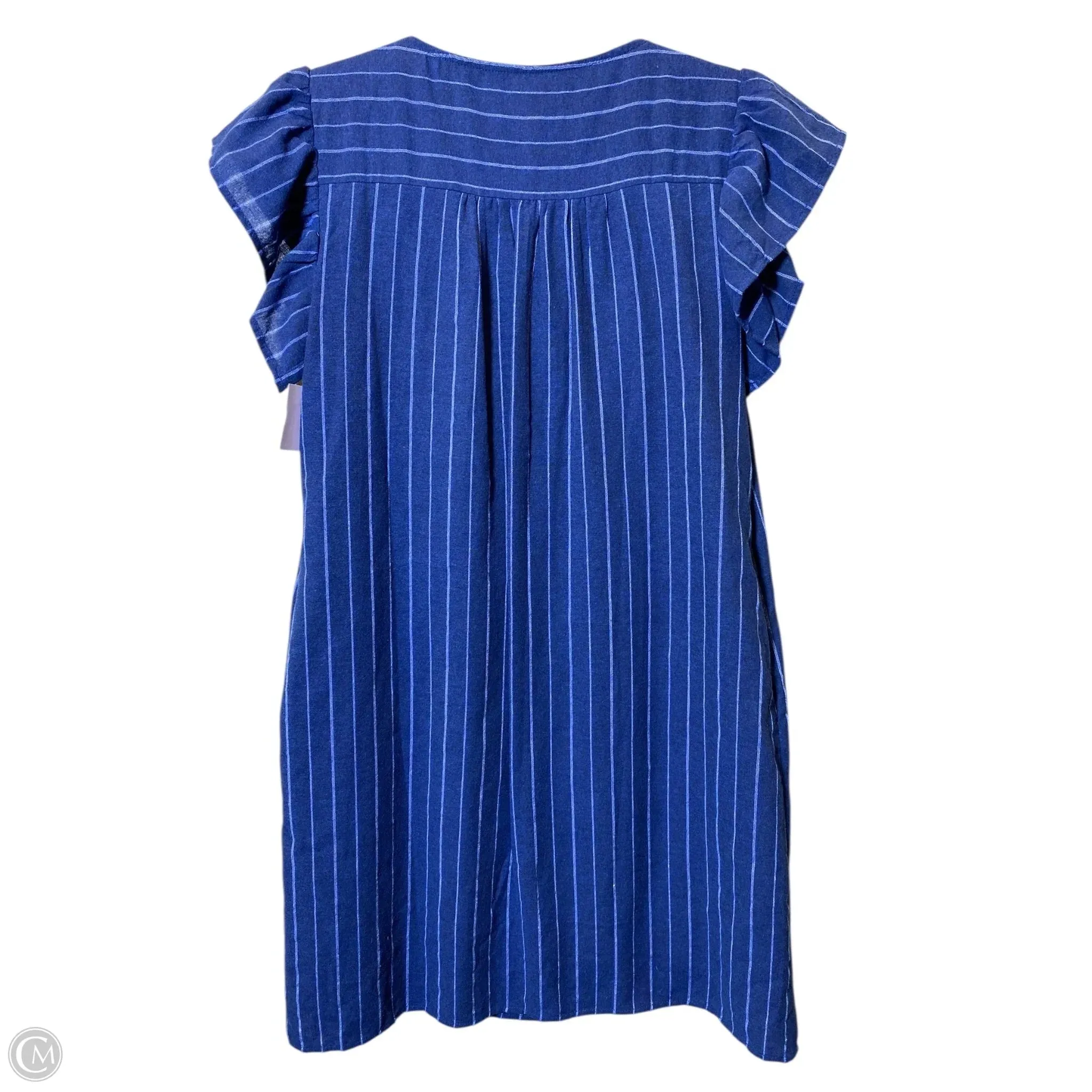 Dress Casual Midi By L Love In Navy. Size: M