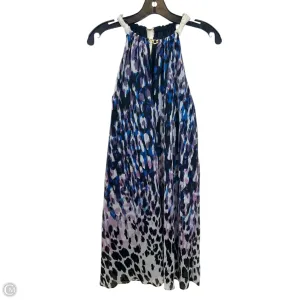 Dress Casual Midi By Muse In Blue & Purple. Size: Sp