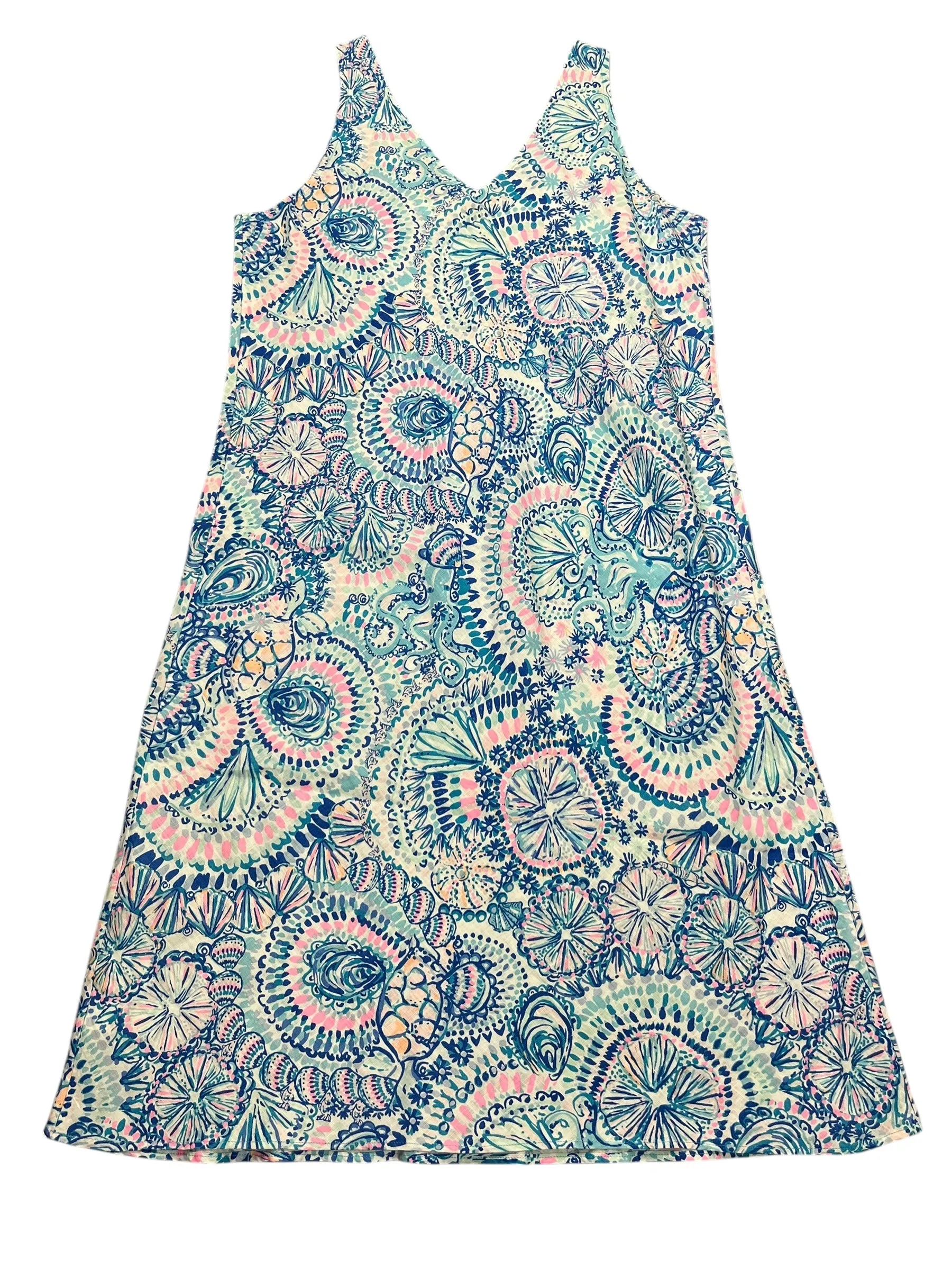 Dress Designer By Lilly Pulitzer In Blue. Size:M