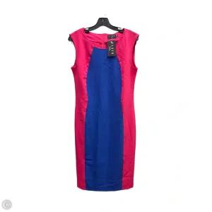 Dress Work By Karen Styl In Blue & Pink. Size: Xl