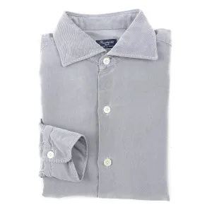 Finamore Riva Silk and Cotton Dress Shirt