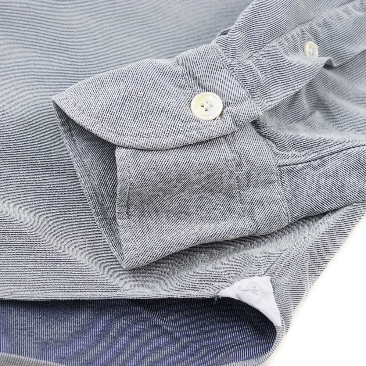 Finamore Riva Silk and Cotton Dress Shirt