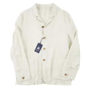 Finamore Unlined Lightweight Linen Jacket