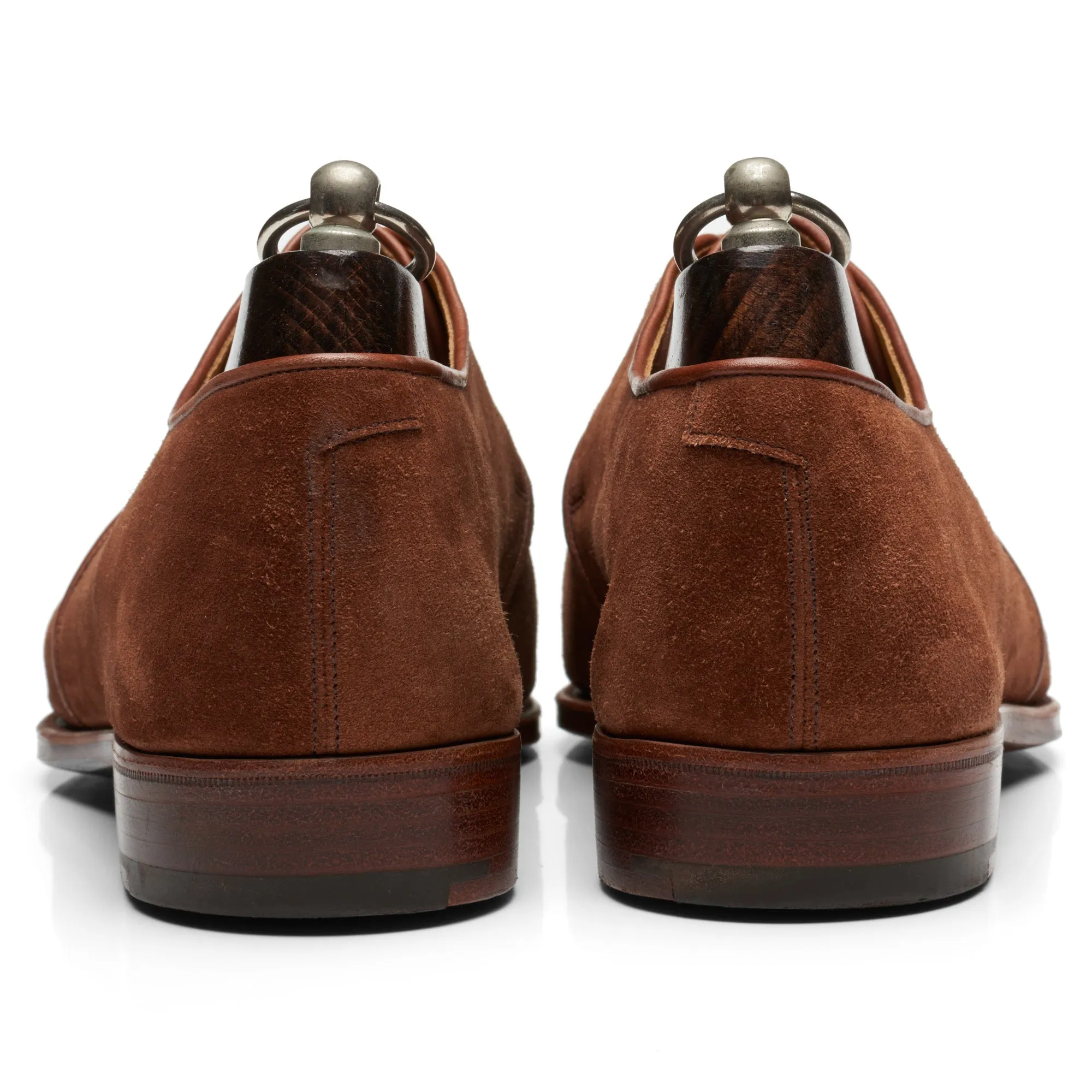 GAZIANO & GIRLING Boscastle Polo Suede Leather Derby Dress Shoes 8E US 8.5 Last MH71