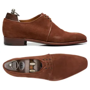 GAZIANO & GIRLING Boscastle Polo Suede Leather Derby Dress Shoes 8E US 8.5 Last MH71