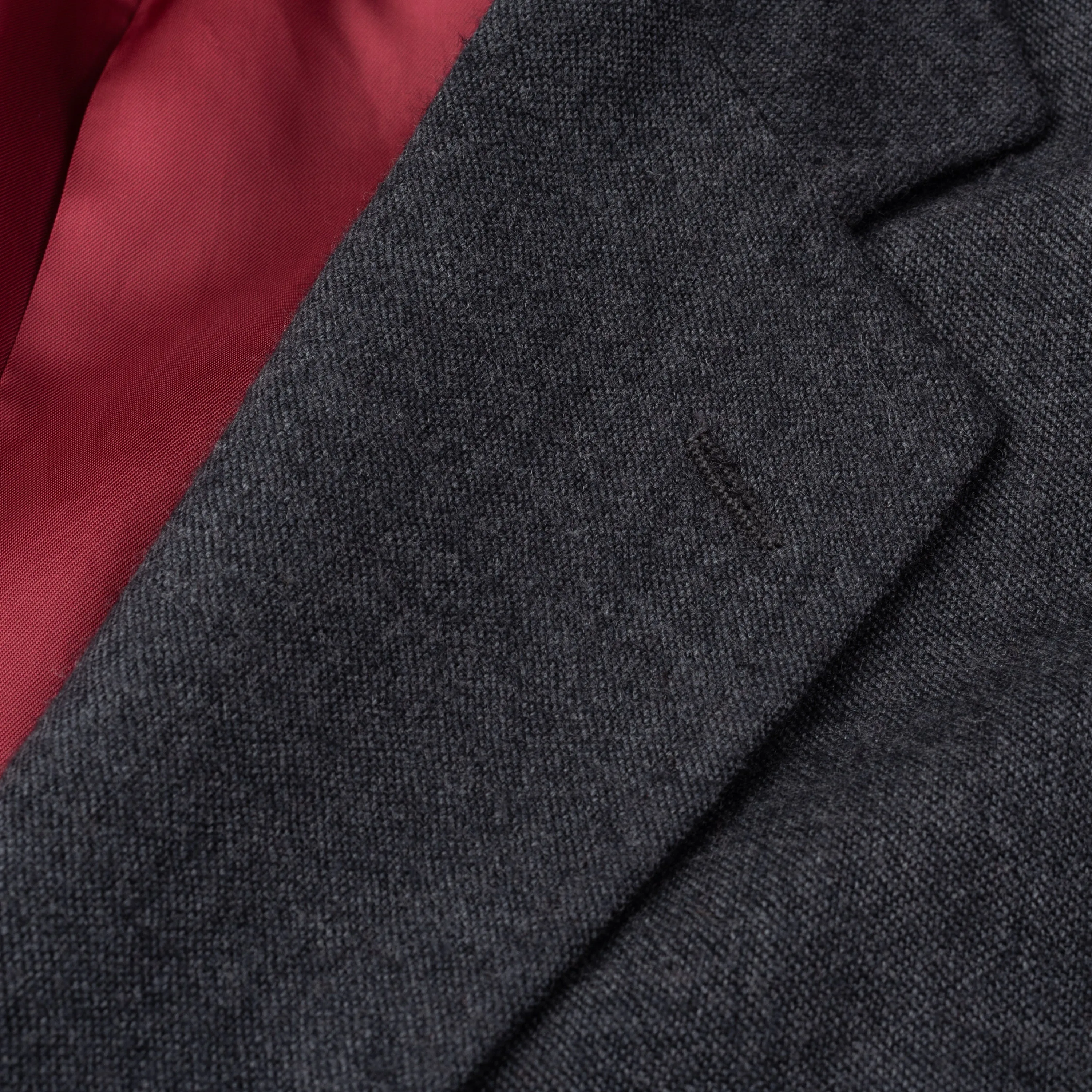 GIOVANNI CASTANGIA Handmade Gray Wool Flannel Jacket EU 50 NEW US 40