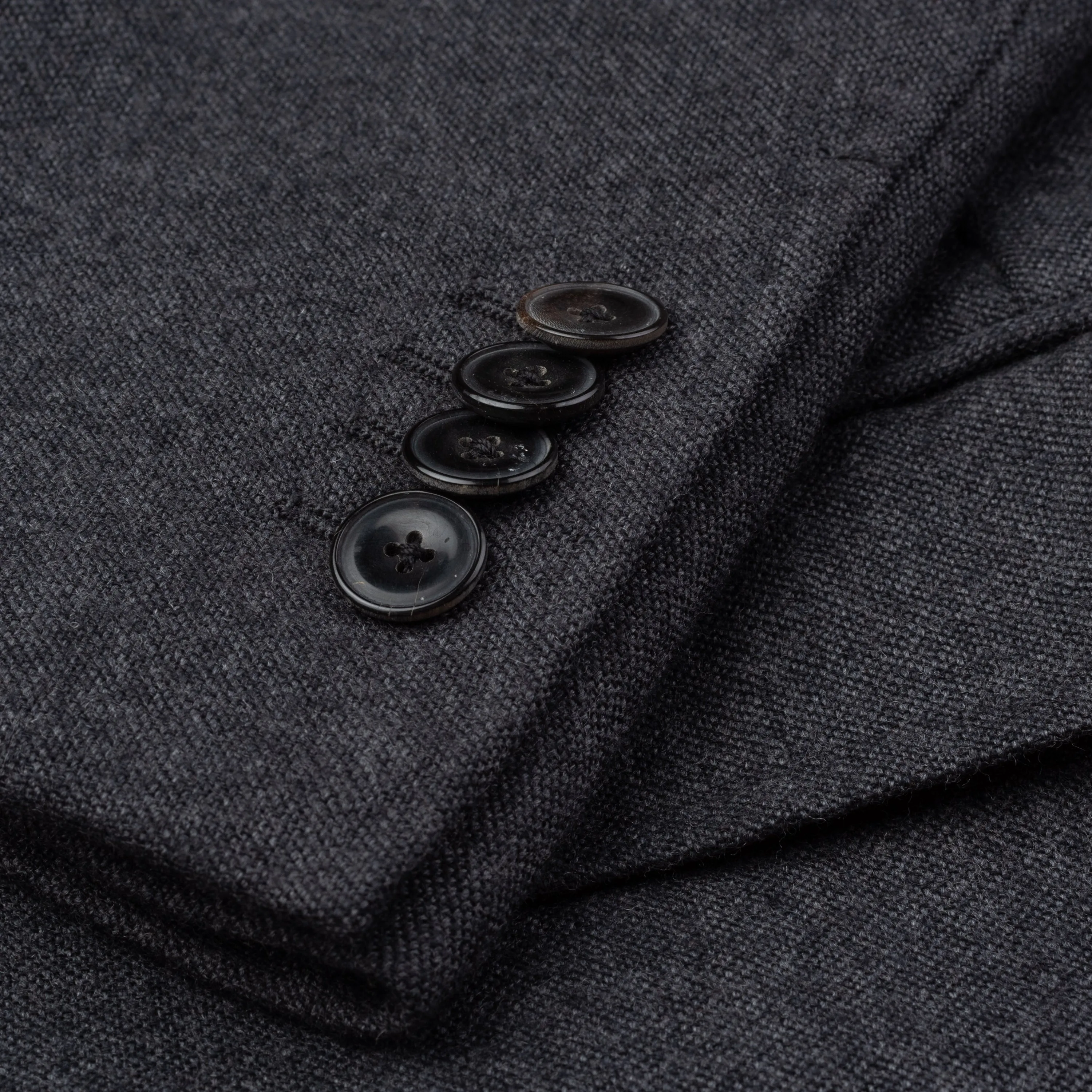 GIOVANNI CASTANGIA Handmade Gray Wool Flannel Jacket EU 50 NEW US 40
