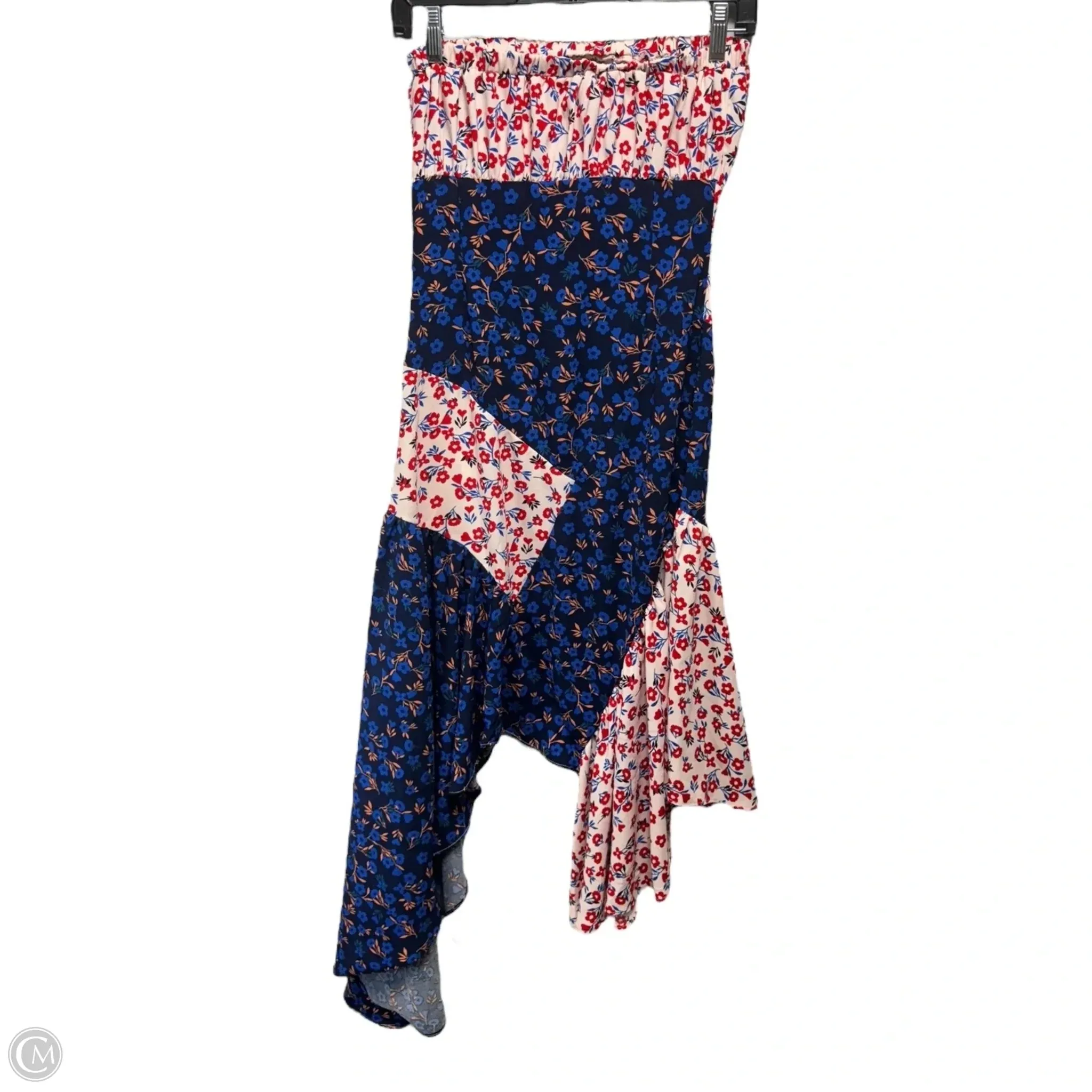 Golden Hour Strapless Midi Dress By Lulus In Multi-colored. Size: XS