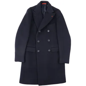 Isaia 'Portofino' Slim-Fit Cashmere Overcoat