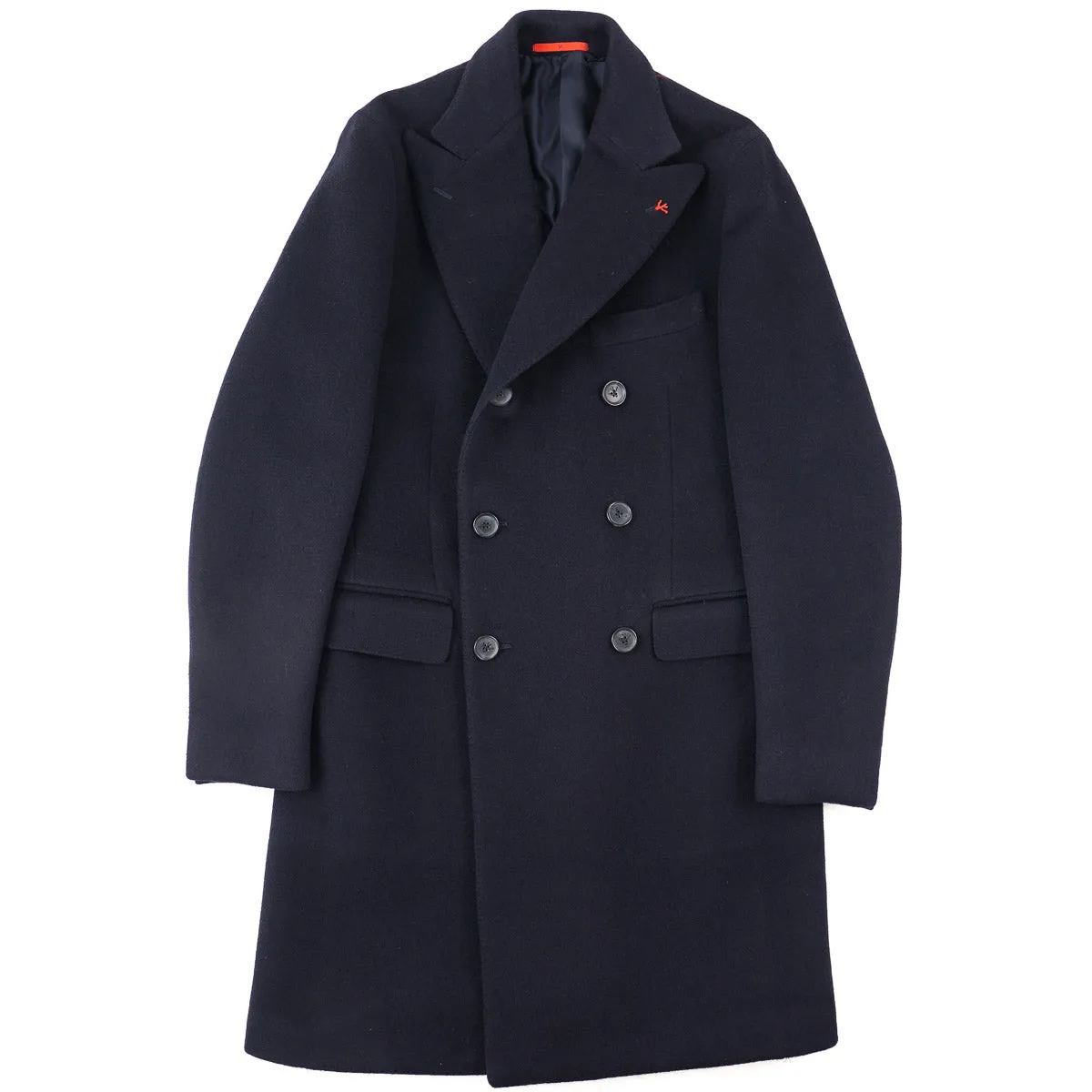 Isaia 'Portofino' Slim-Fit Cashmere Overcoat