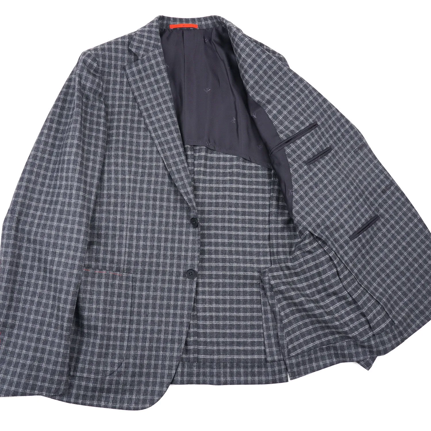 Isaia Slim-Fit Soft Flannel Wool Suit