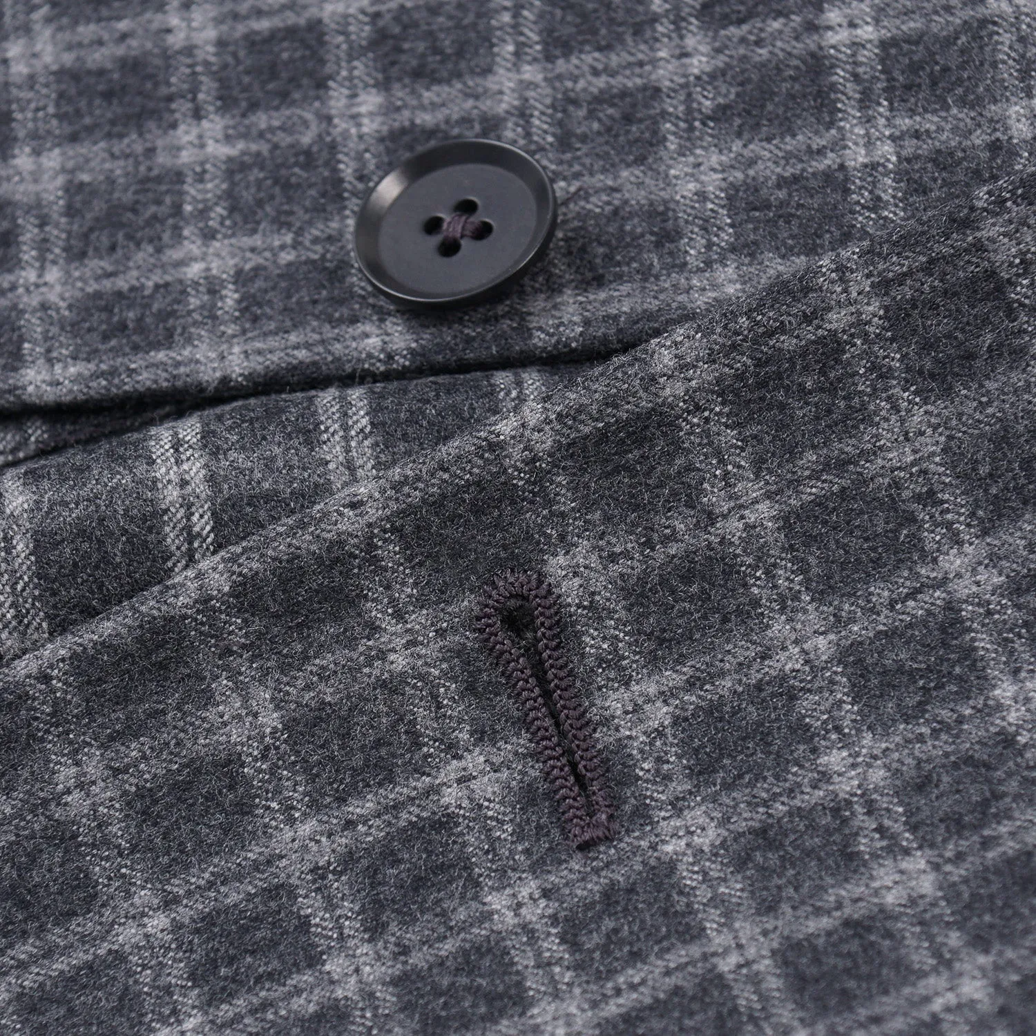 Isaia Slim-Fit Soft Flannel Wool Suit
