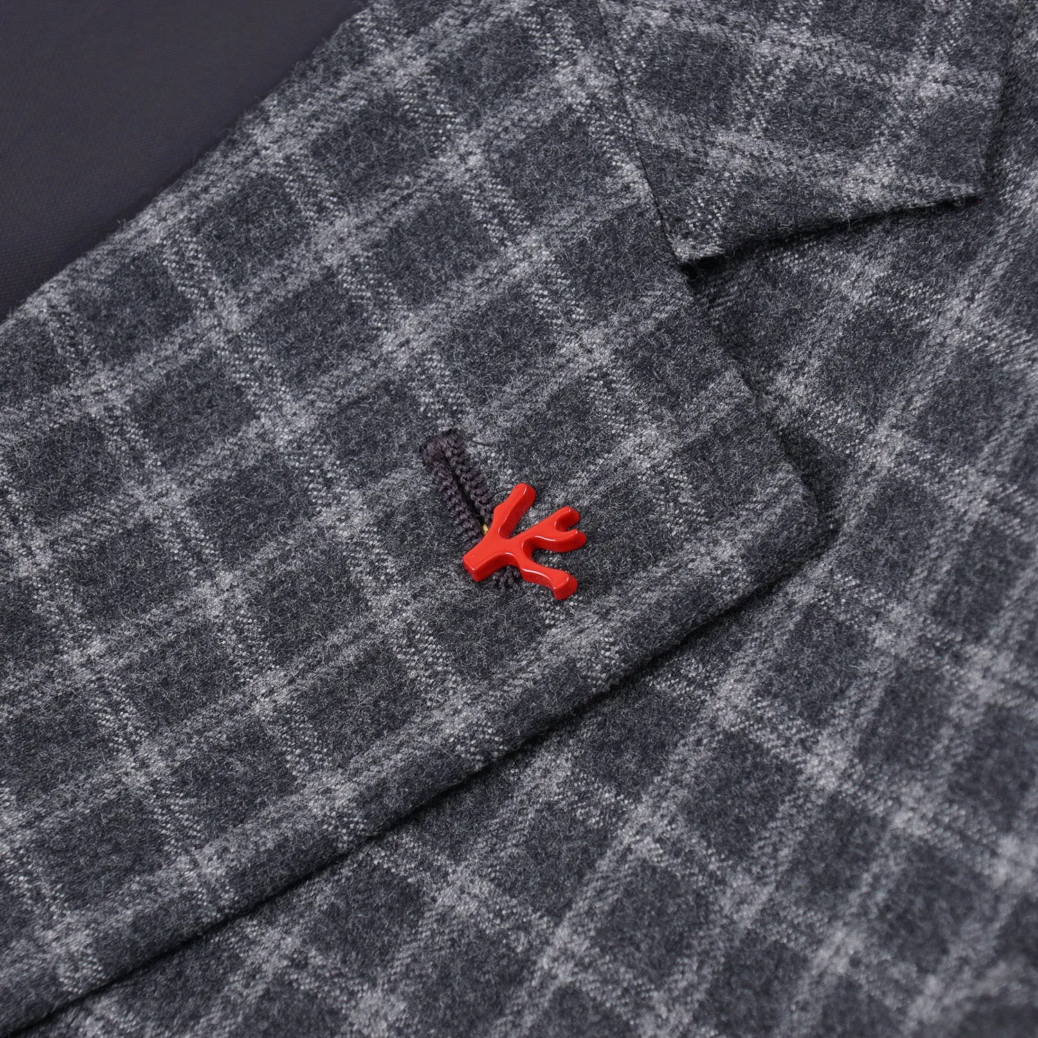 Isaia Slim-Fit Soft Flannel Wool Suit