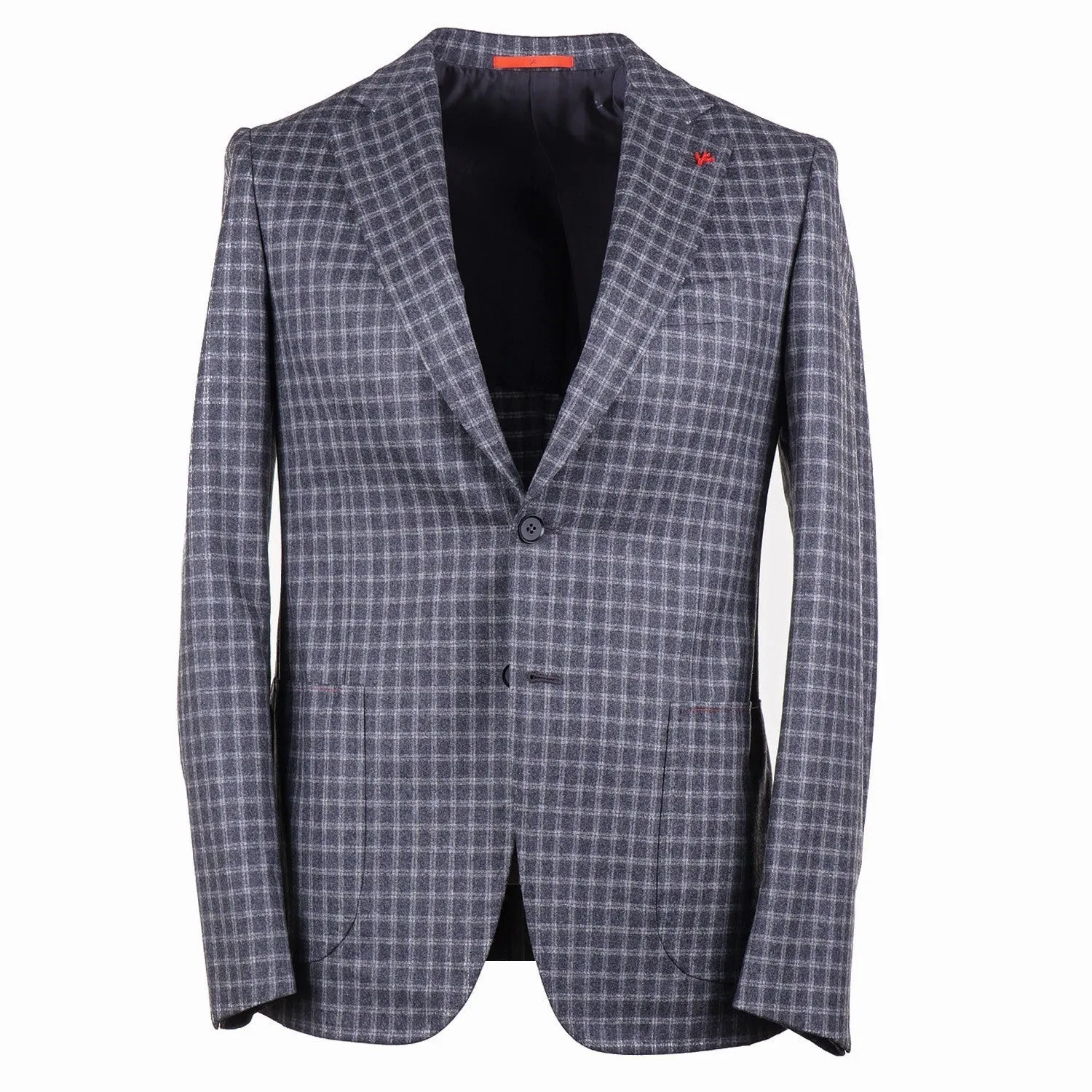 Isaia Slim-Fit Soft Flannel Wool Suit