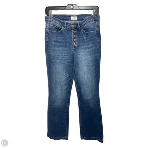 Jeans Boot Cut By Nicole Miller In Blue Denim. Size: 4