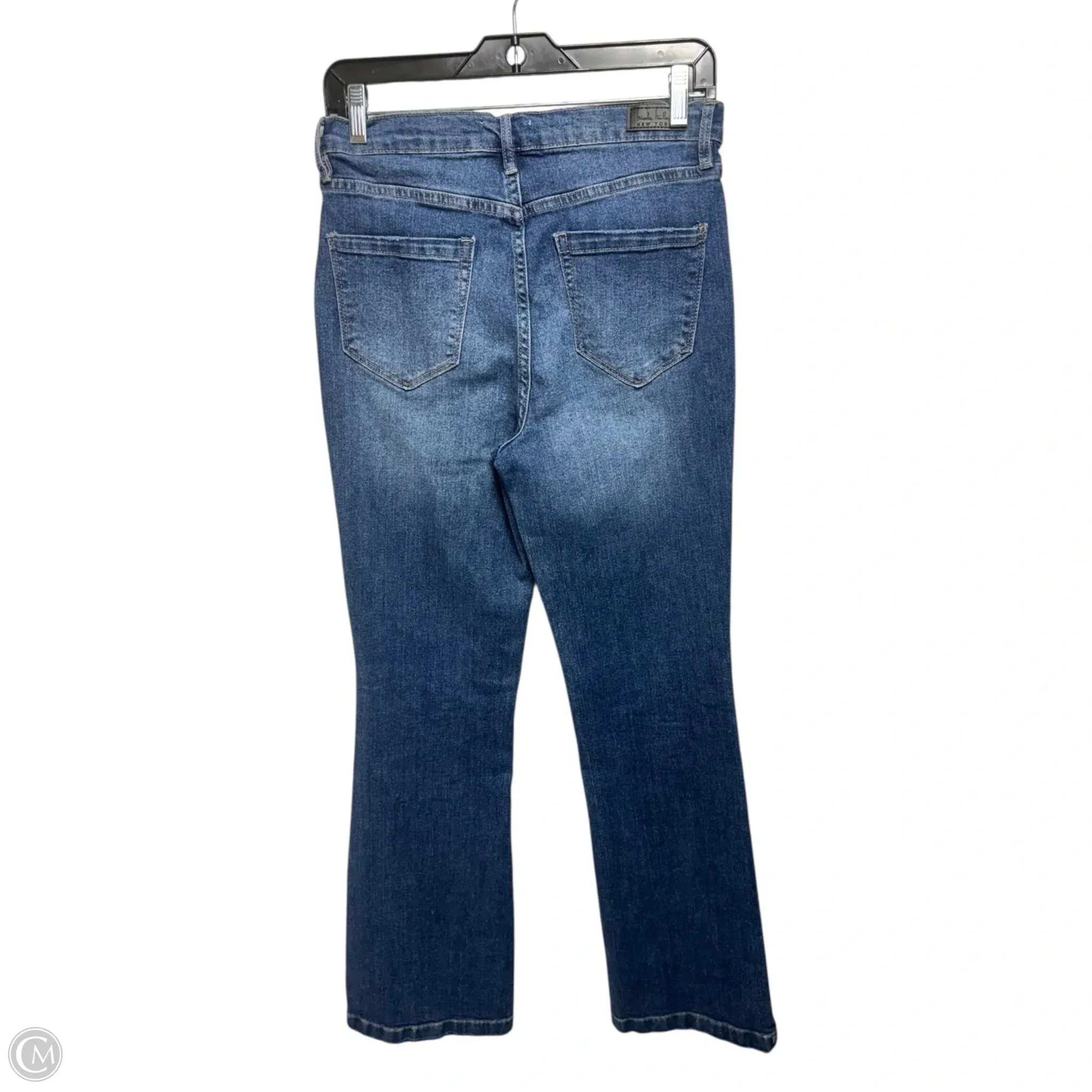 Jeans Boot Cut By Nicole Miller In Blue Denim. Size: 4