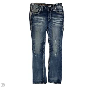 Jeans Boot Cut By Rock Revival In Blue Denim. Size: 6
