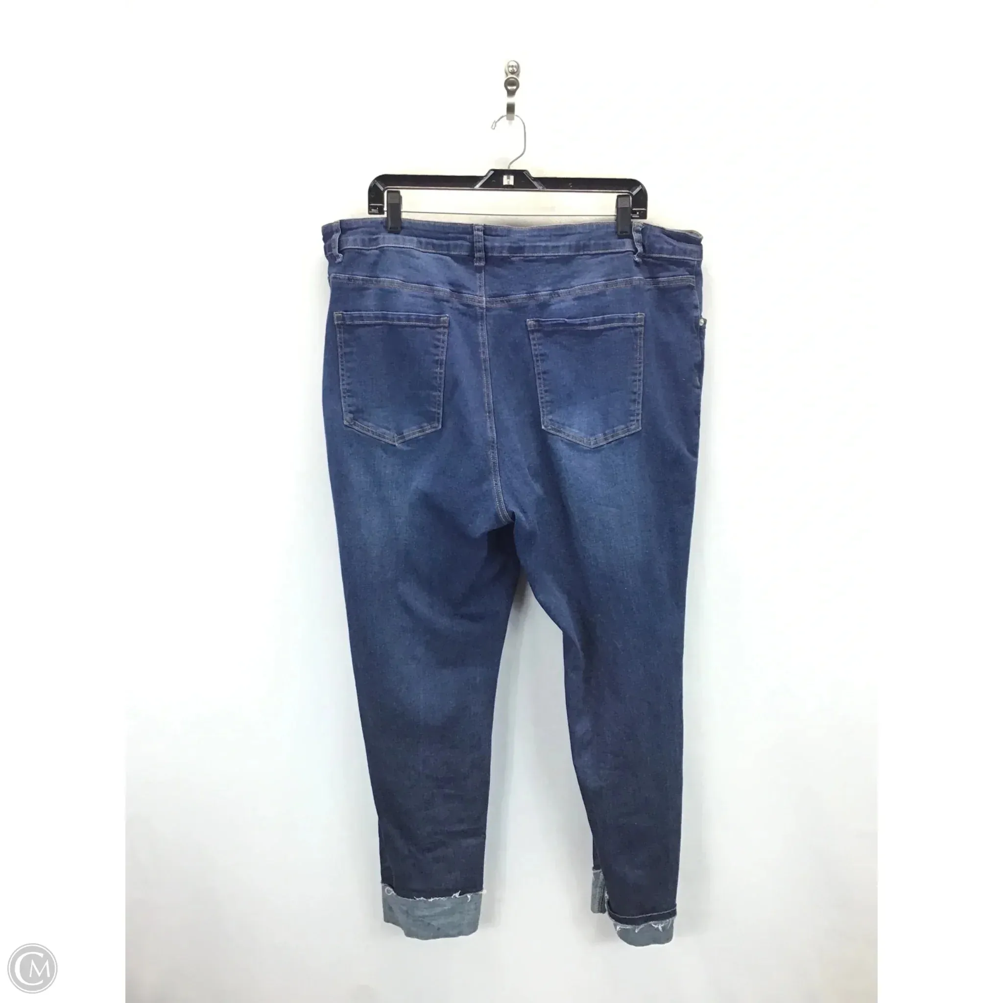 Jeans Boot Cut By Shein In Blue Denim. Size: 4x