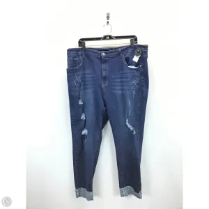 Jeans Boot Cut By Shein In Blue Denim. Size: 4x