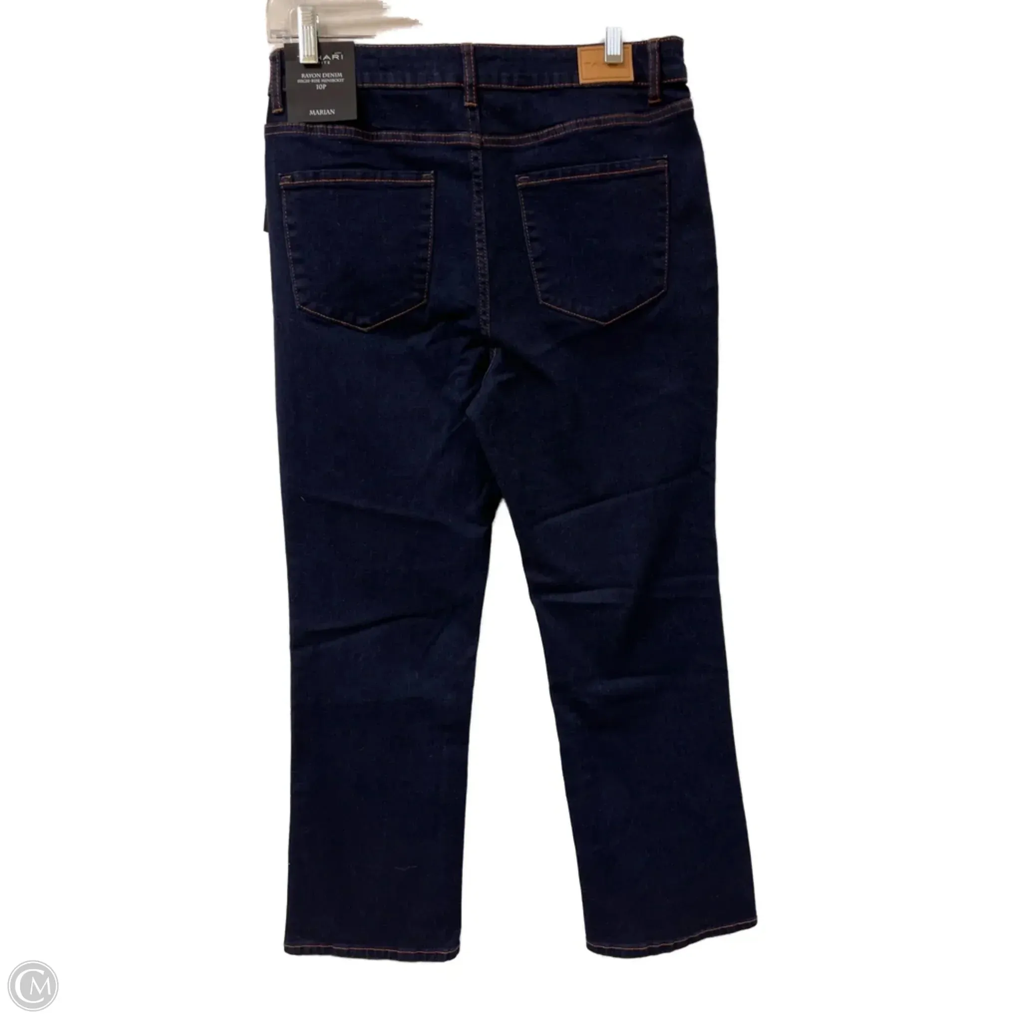 Jeans Boot Cut By Tahari By Arthur Levine In Blue Denim. Size: 10p