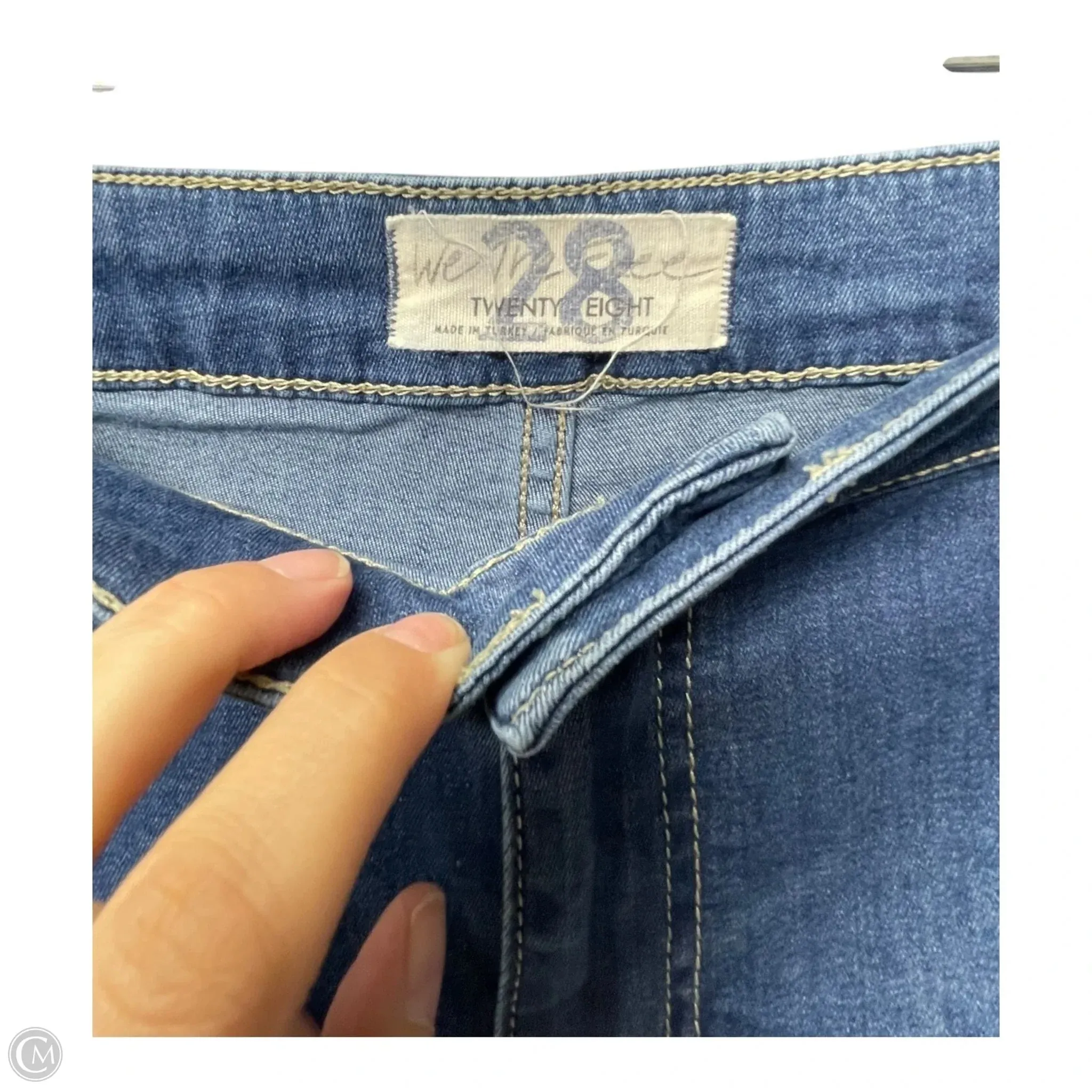 Jeans Flared By Free People In Blue Denim. Size: 6