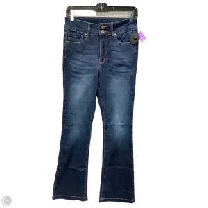 Jeans Flared By Grace In Blue Denim. Size: 6l