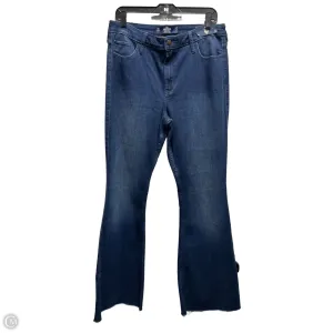 Jeans Flared By Hollister In Blue Denim. Size: 12