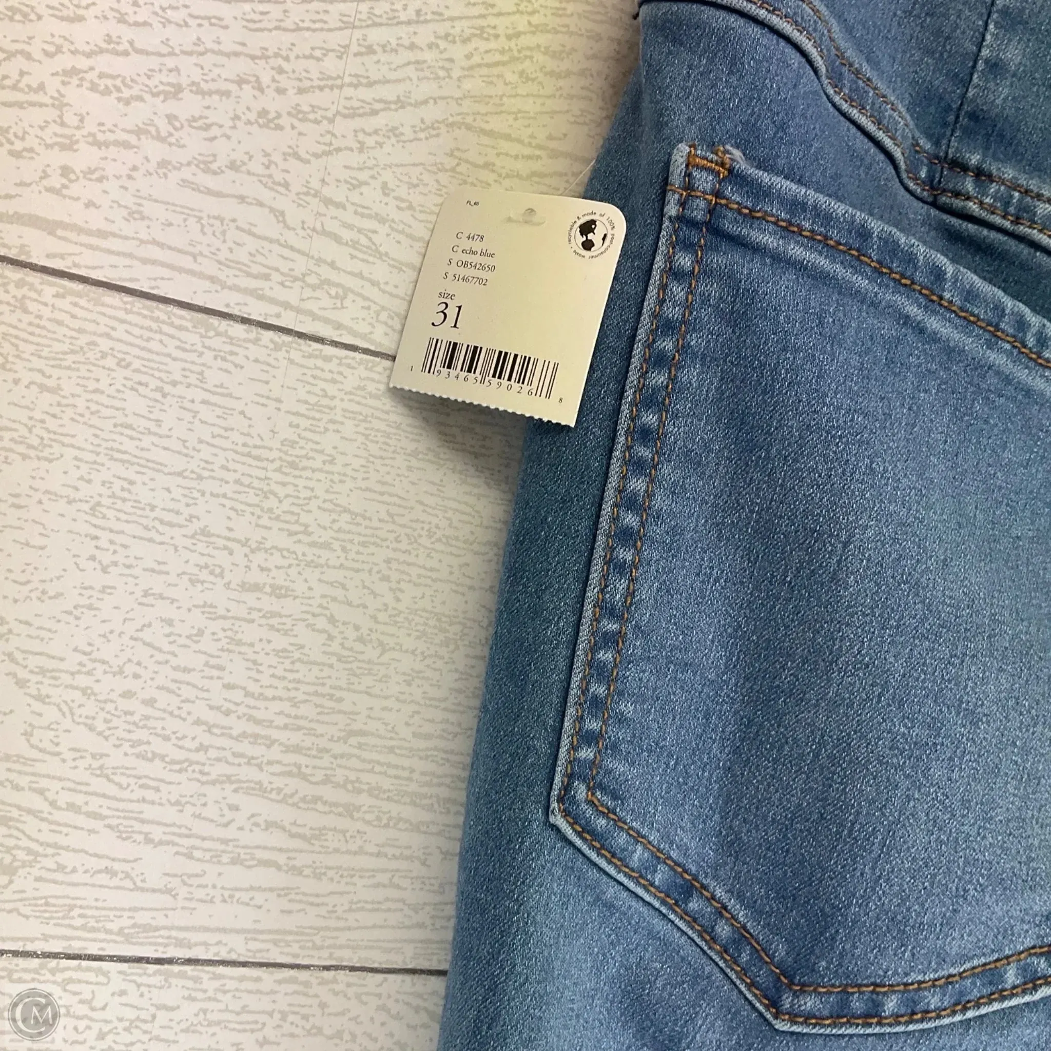 Jeans Flared By We The Free In Blue Denim. Size: 10