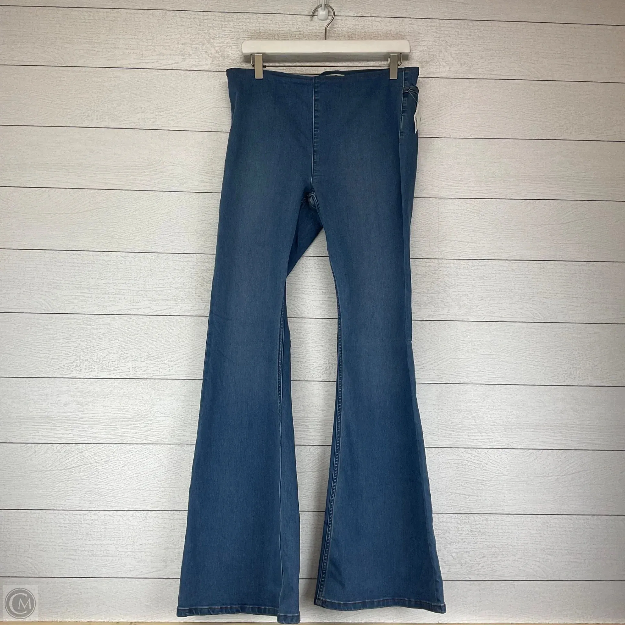 Jeans Flared By We The Free In Blue Denim. Size: 10