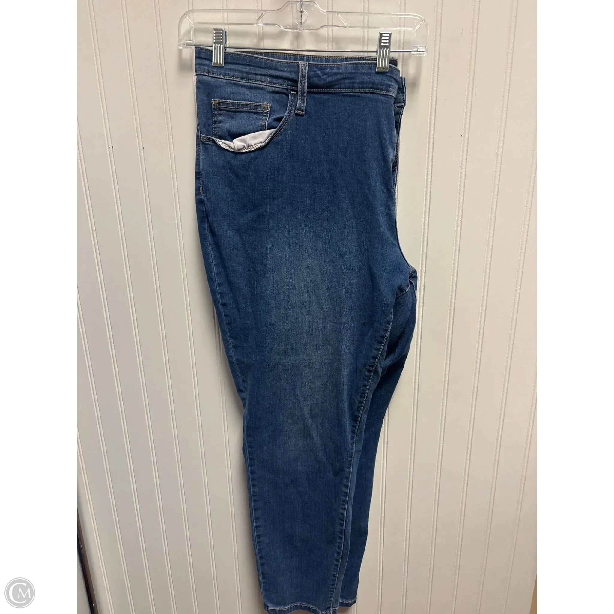 Jeans Skinny By Ava & Viv In Blue Denim. Size: 24
