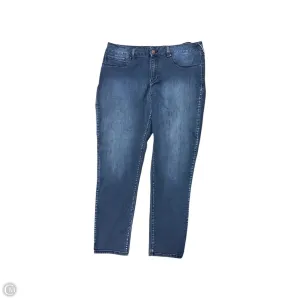 Jeans Skinny By Clothes Mentor In Blue Denim. Size: 16