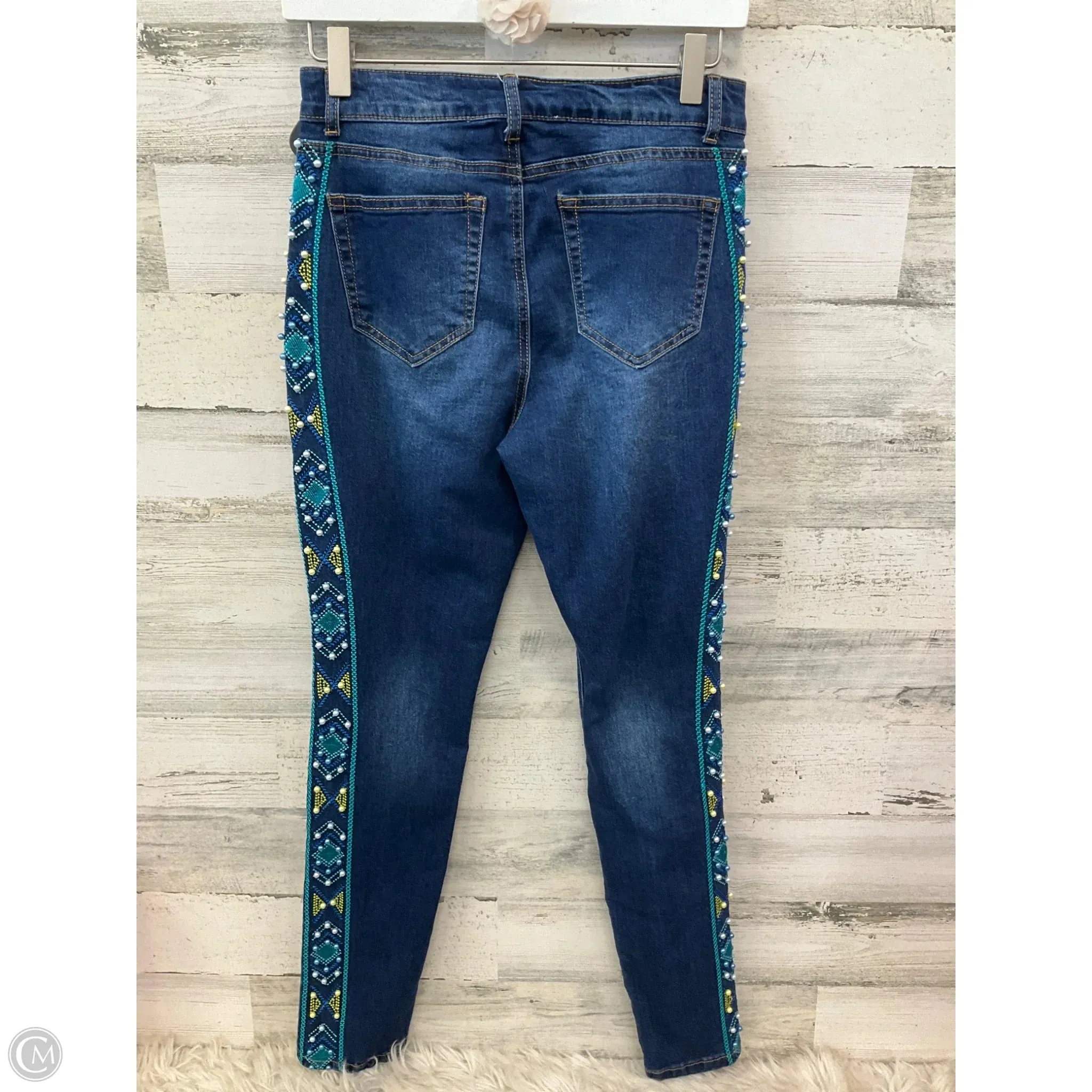 Jeans Skinny By Clothes Mentor In Blue Denim. Size: 4
