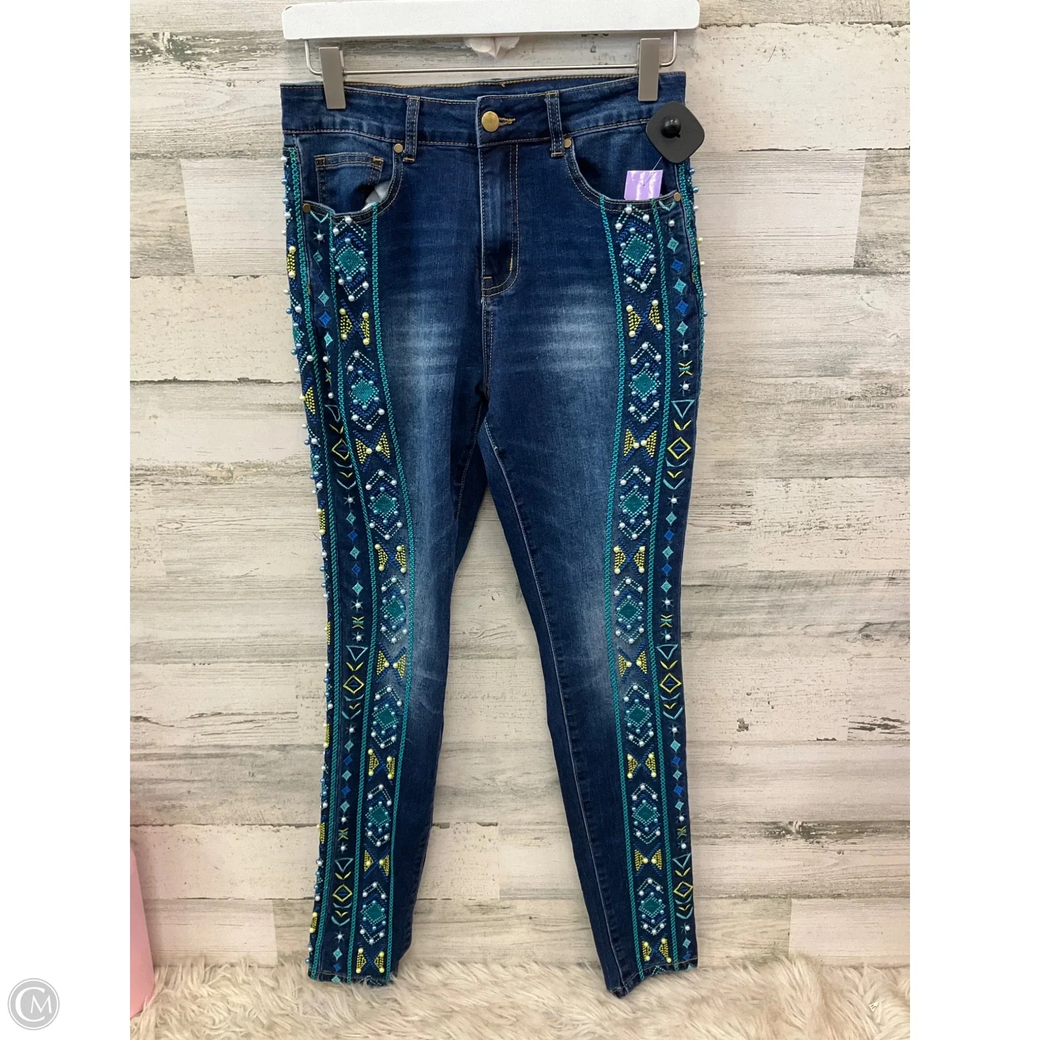 Jeans Skinny By Clothes Mentor In Blue Denim. Size: 4
