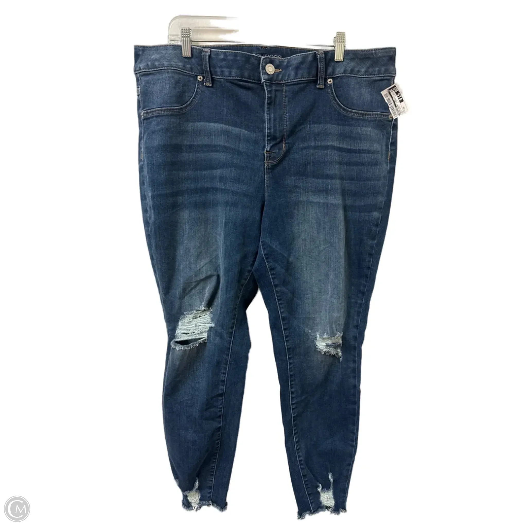 Jeans Skinny By Maurices In Blue Denim. Size: 20