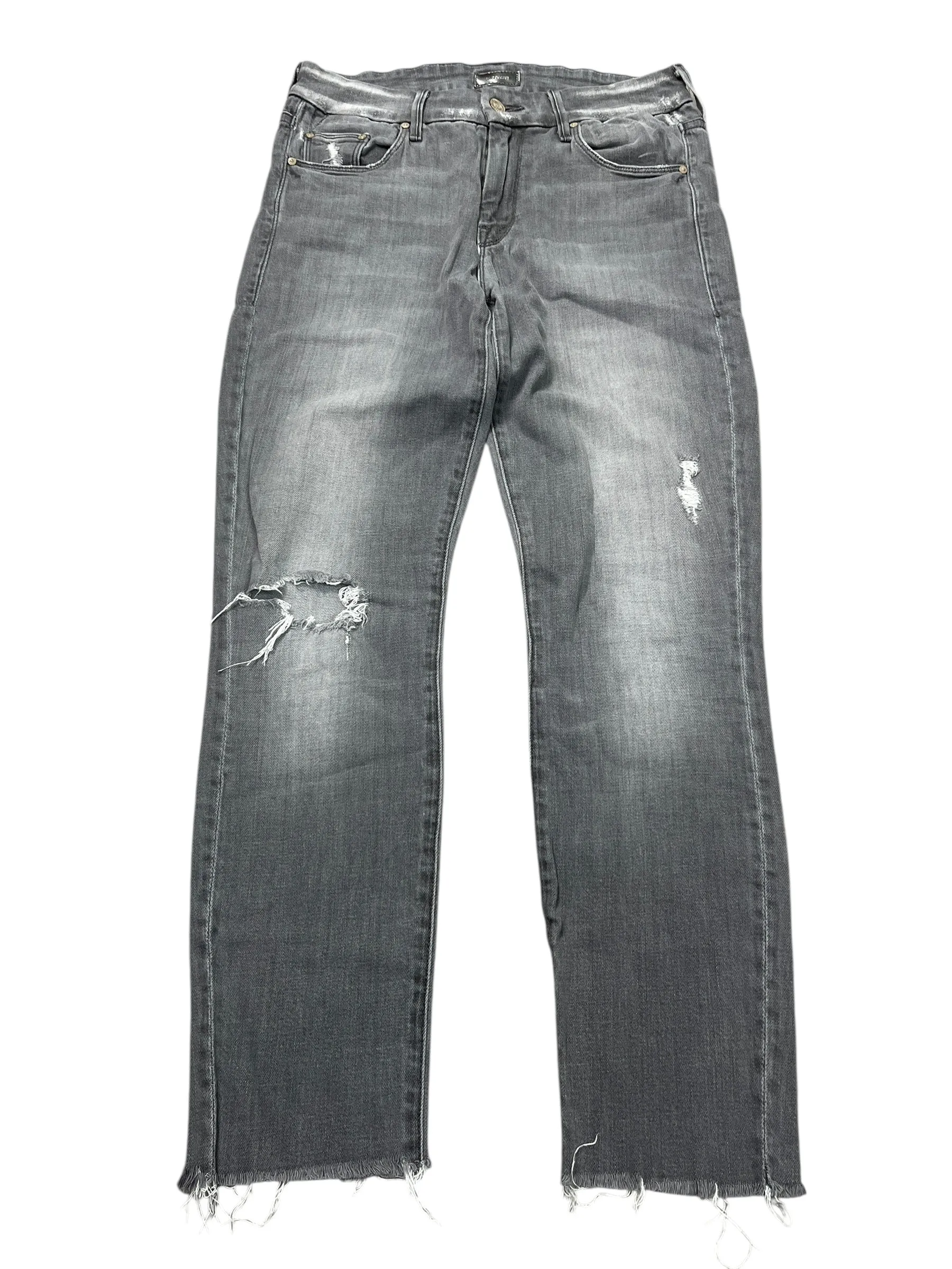 Jeans Skinny By Mother In Grey Denim. Size:4