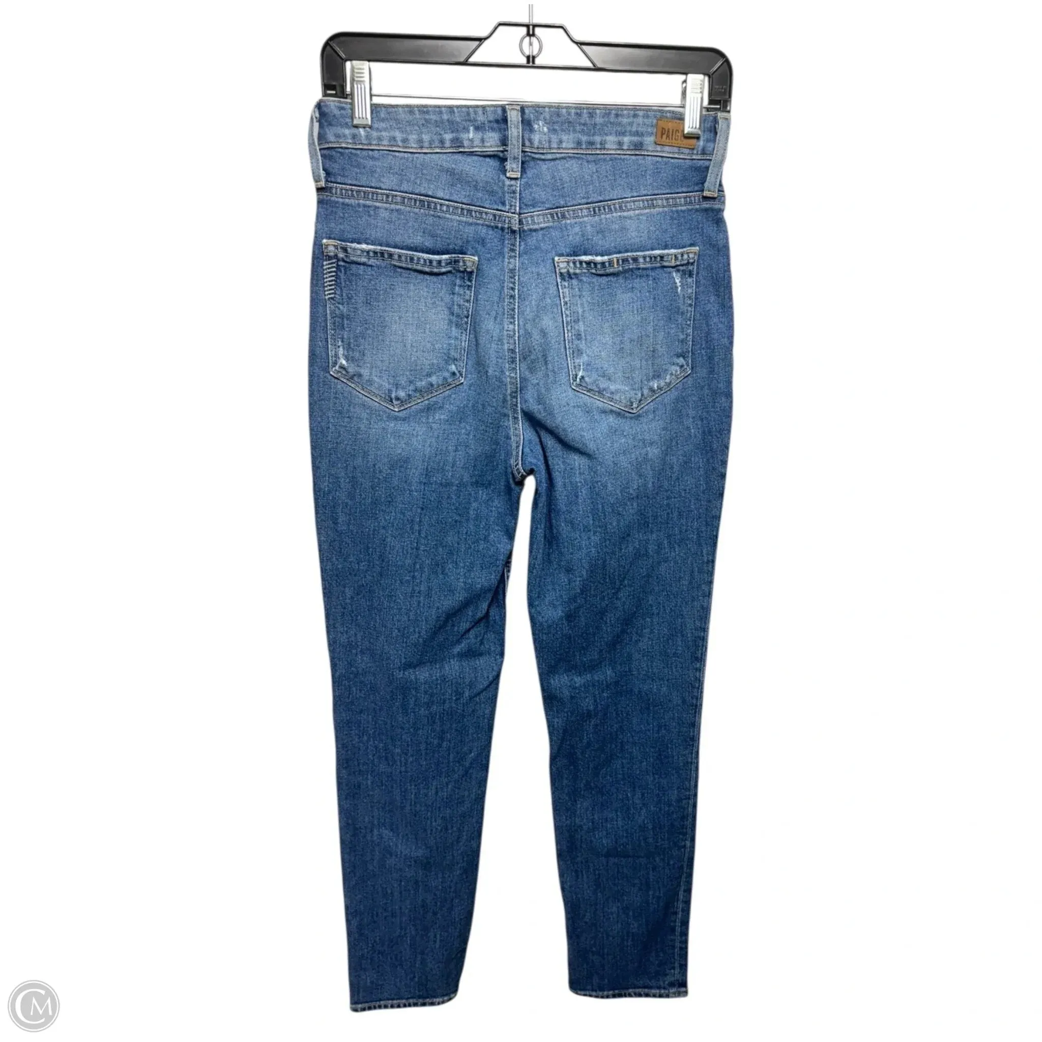 Jeans Skinny By Paige In Blue Denim. Size: 4