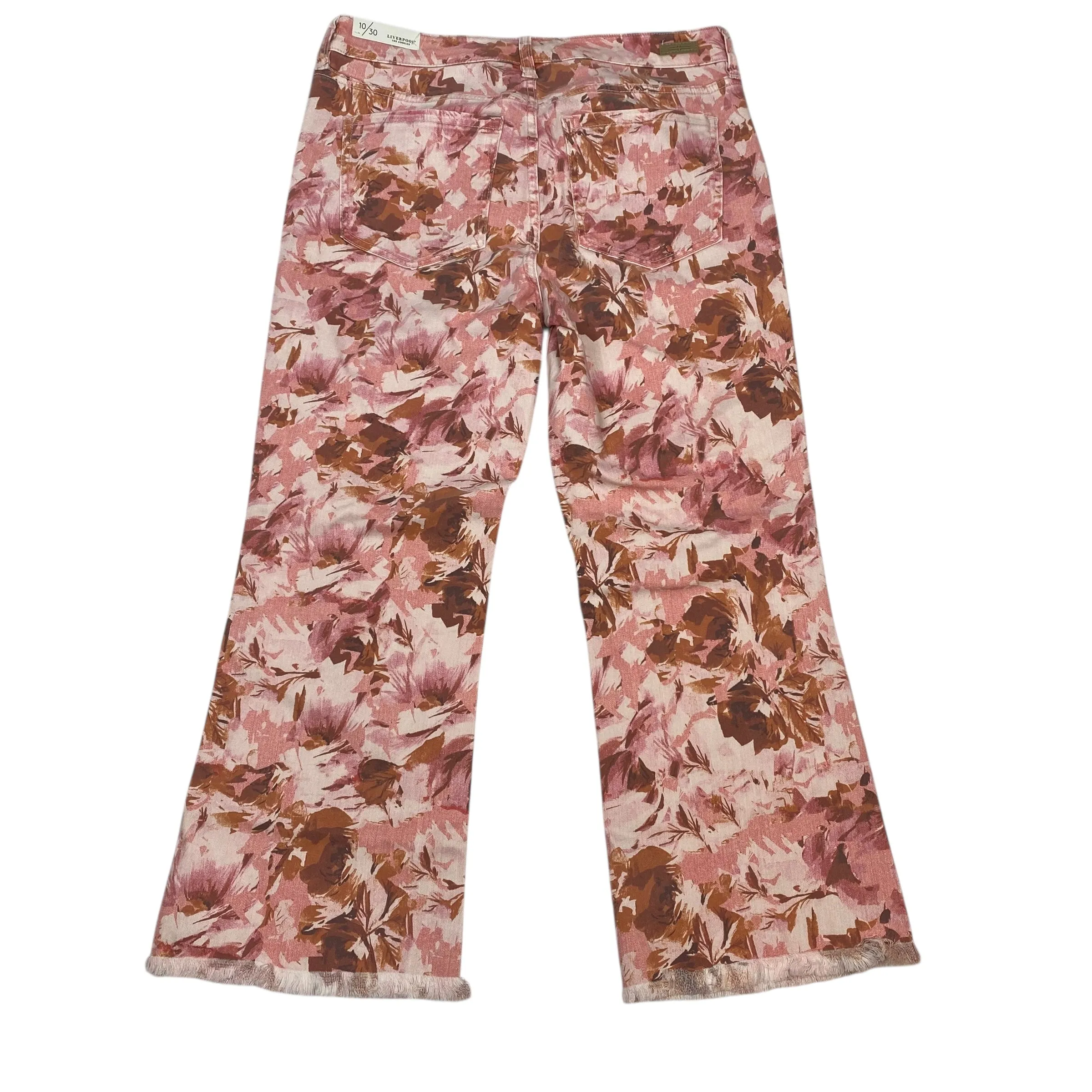 Jeans Straight By Liverpool In Pink. Size:10