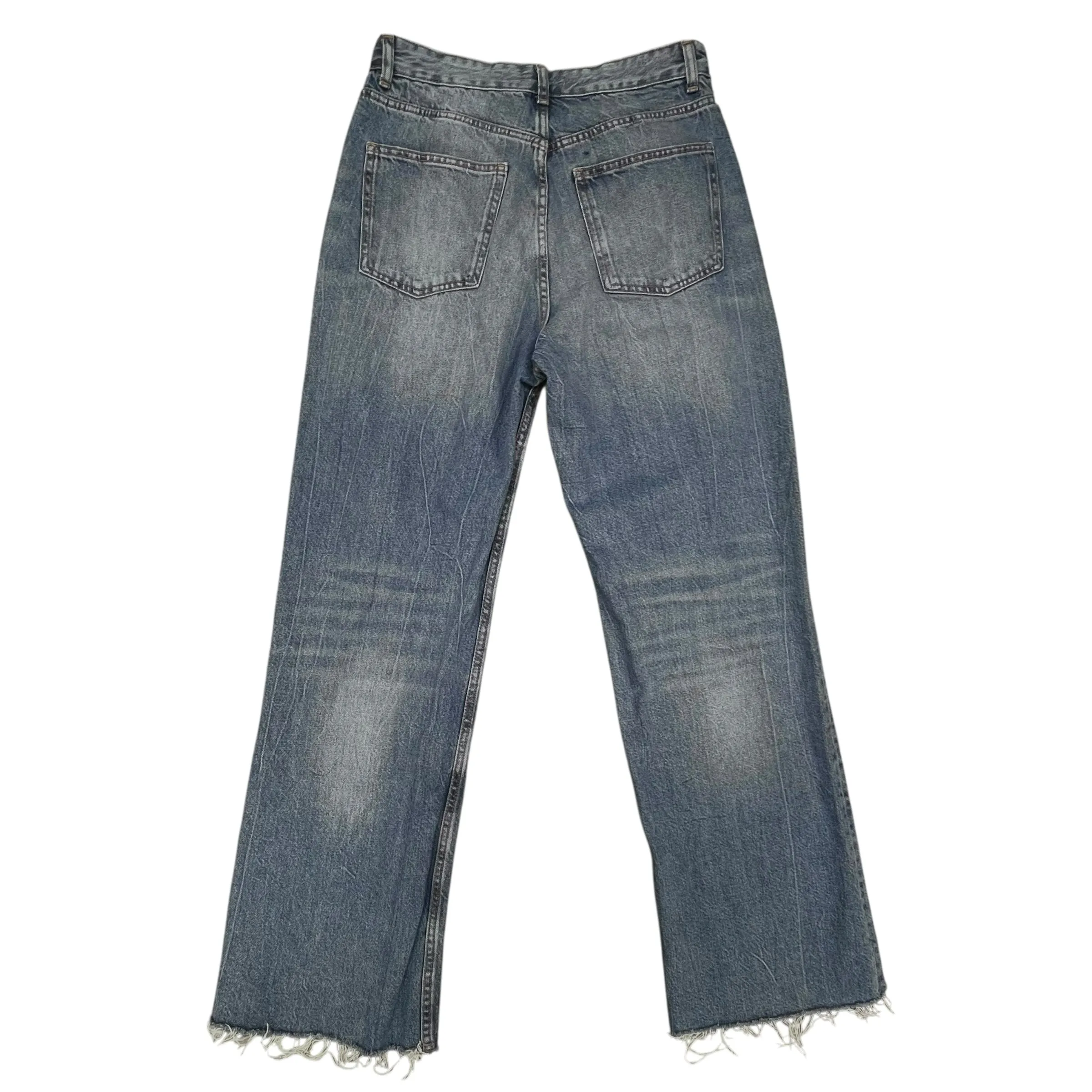 Jeans Straight By Zara In Blue Denim. Size:10