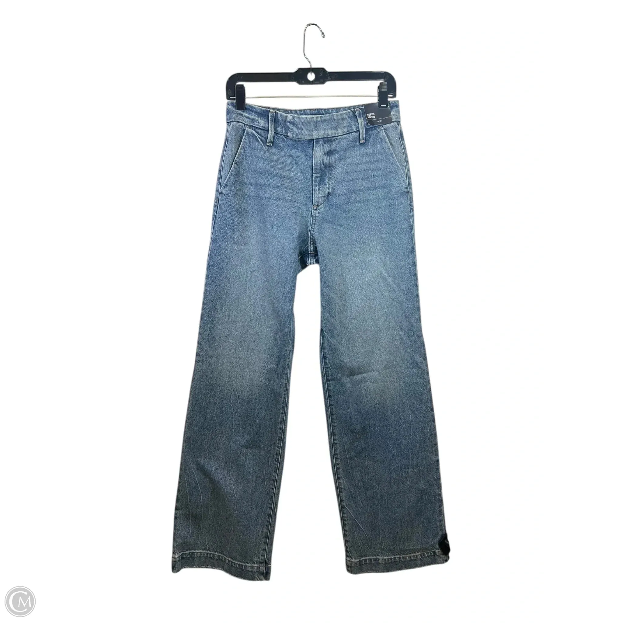 Jeans Wide Leg By Express In Blue Denim. Size: 2