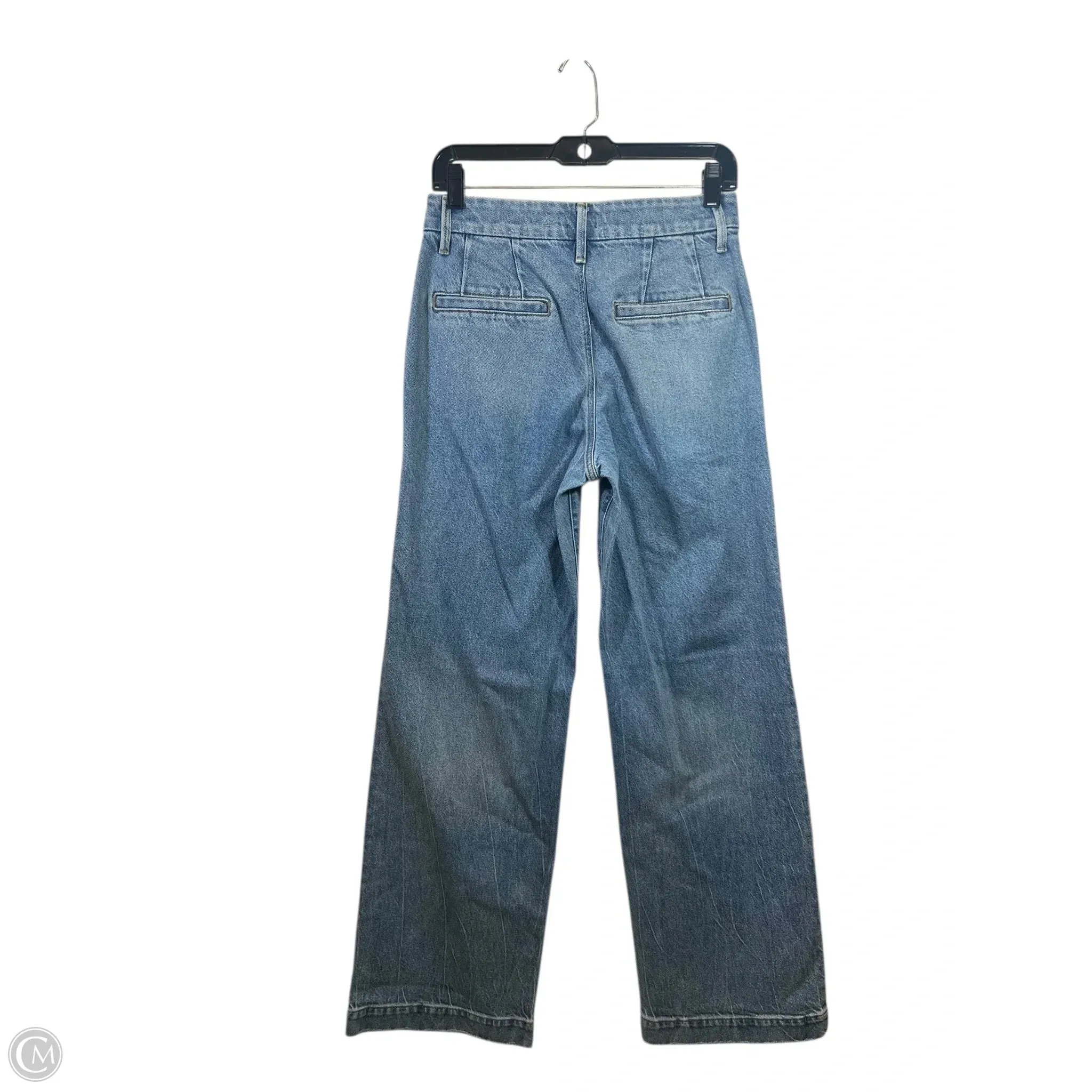 Jeans Wide Leg By Express In Blue Denim. Size: 2