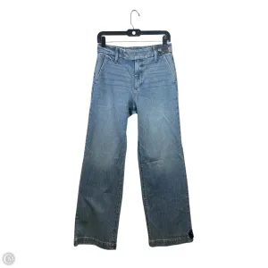 Jeans Wide Leg By Express In Blue Denim. Size: 2