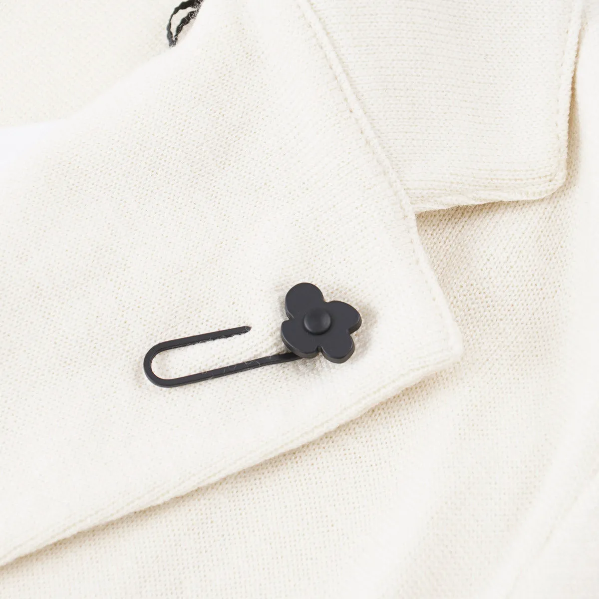 Lardini Knit Wool-Silk-Cashmere Sweater-Blazer