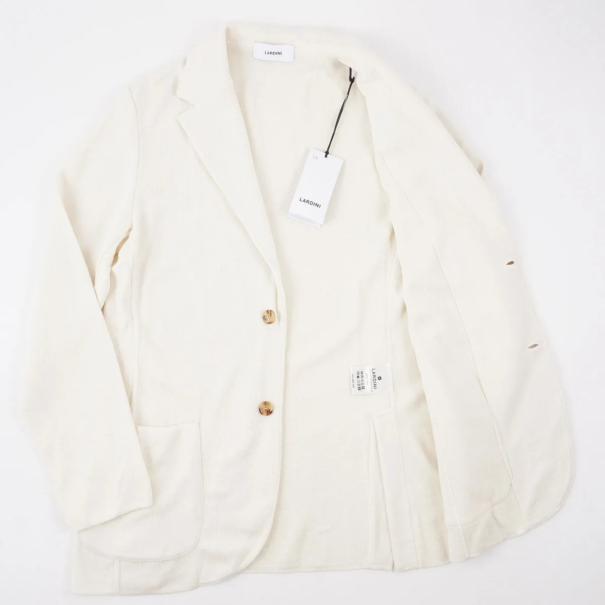 Lardini Knit Wool-Silk-Cashmere Sweater-Blazer