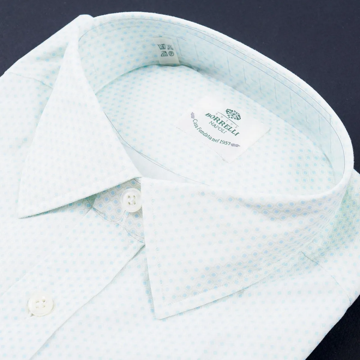 Luigi Borrelli Slim-Fit Printed Shirt