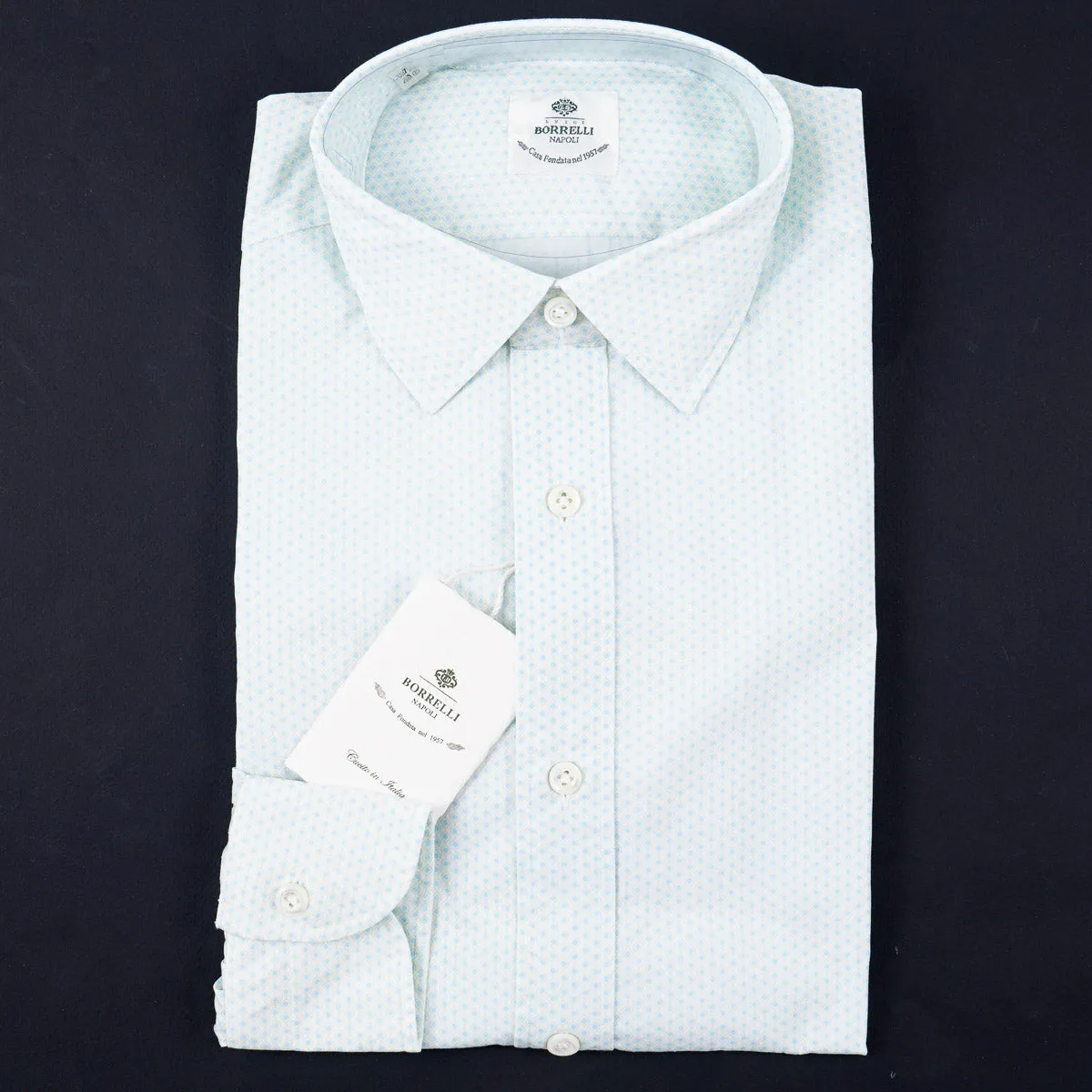 Luigi Borrelli Slim-Fit Printed Shirt